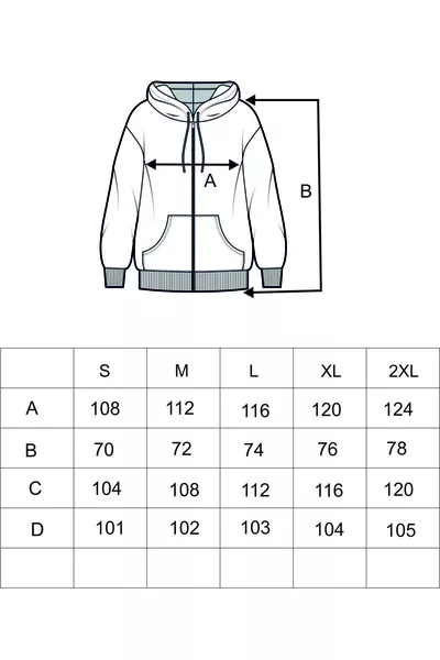 Zwarte Hoodie met Rits