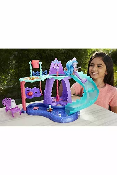 Majestic Ocean Kingdom Fun Water Park Playset and Sea Lion Shayda Baby, H