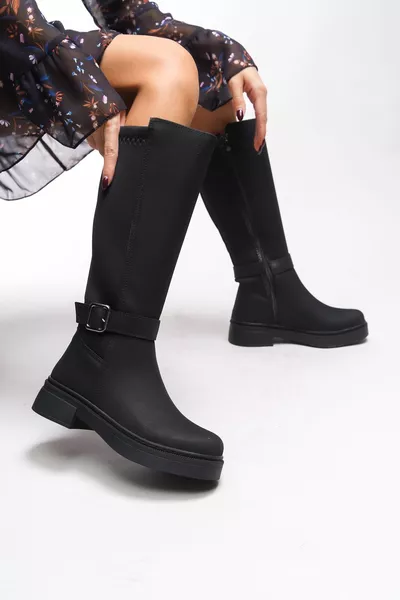 Stivali da donna Ienweth  nero opaco