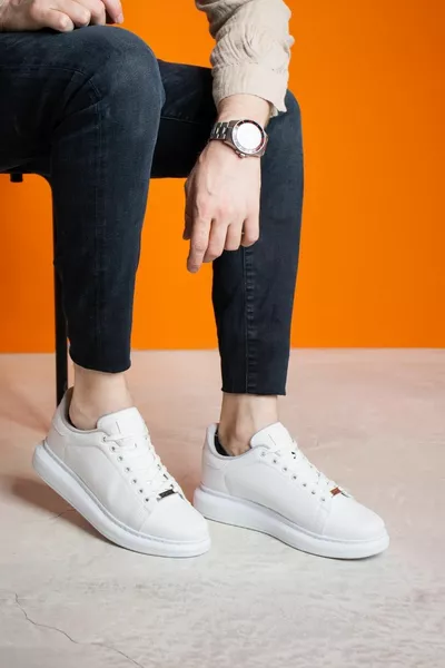 Wit -  Unisex Mcqueen Style Sneakers