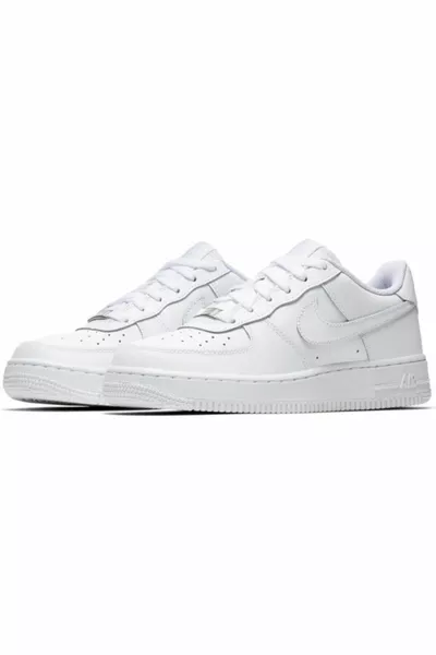 Nike Air Force 1 (GS) Белые женские кроссовки 