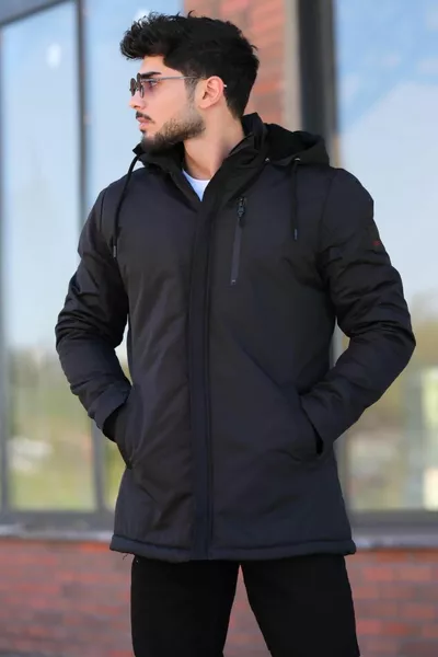 Manteau imperméable doublé de fourrure & manteau & 