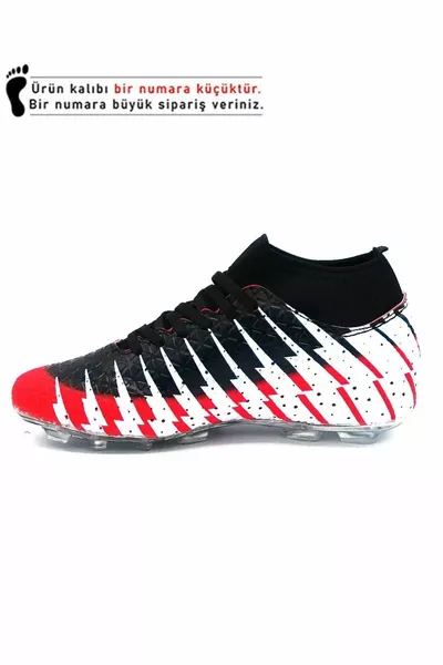  Black Red Football Boots Football Shoes