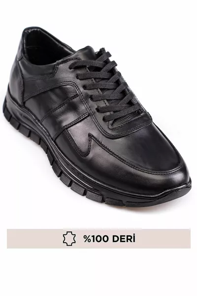 Echt leer, 4 Seasons, Casual leren herenschoenen