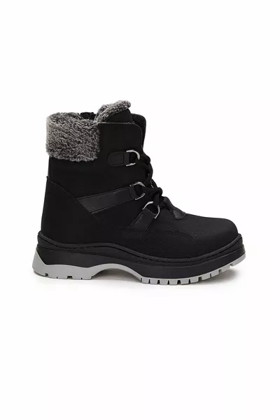 Alexis Fur Girls Черни ботуши