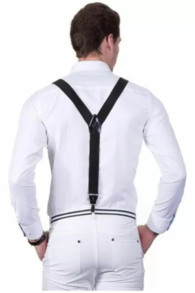 حزام أسود مع حزام