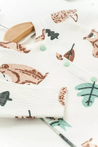 Больничный аутлет % хлопок плюшевый мишка с принтом для новорожденных 5 комплектов детский наряд