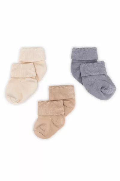 3 бр Бамбукови чорапи за новородено I Чичо I Бебешки чорапи за момче