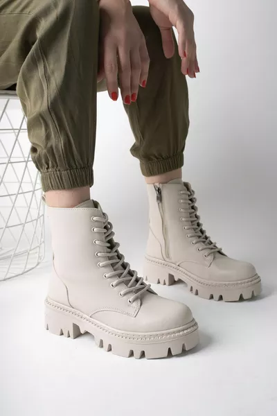 Шнурки для женской кожи и молния