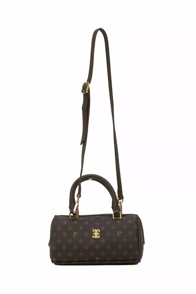 Borsa a tracolla da donna Monogram Caffè 