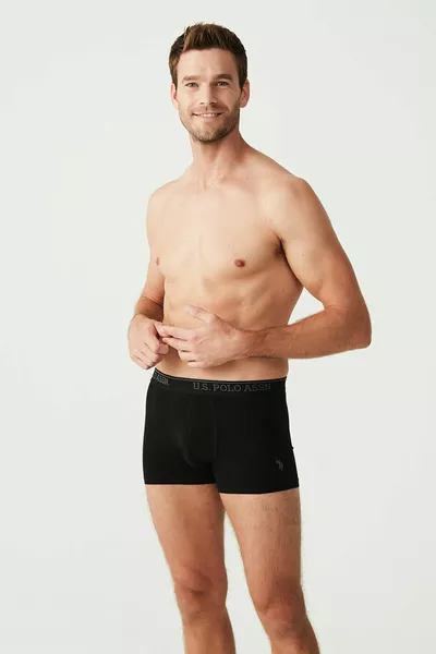 Men's Anthracite Melange - Black 3 Pcs Boxer 