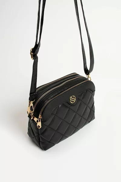 Verstelbare crossbodyriem voor dames Schouder- en crossbodytas met 4 compartimenten