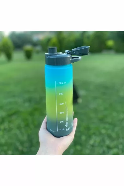 Life Is Good Flacon en Tritan   cc Bleu-vert