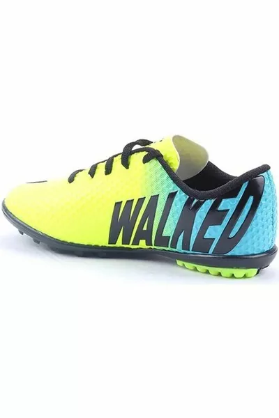 Мъжки футболни обувки Astroturf  жълт тюркоаз