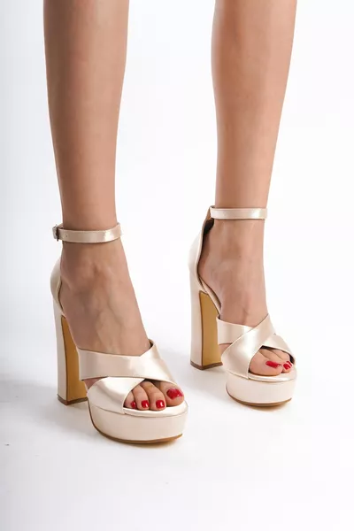 Women's mm Cross Platfrom Heels