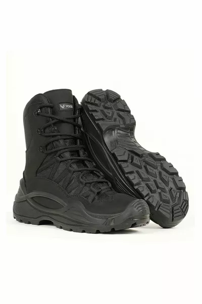 Tactical Vogel Canyon  Unzipped Waterproof Black Military Boots
