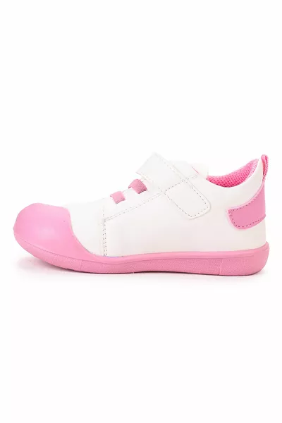 Karamazı Kids Smile Velcro Baby Girl First Step Panduf Shoes