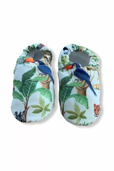 Papegaai patroon Baby laarsjes