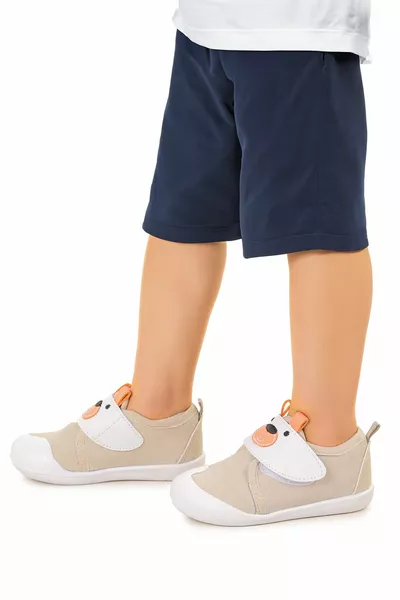 Karamazı Enfants Winni Velcro Bébé Garçon Premier Pas Panduf Chaussures
