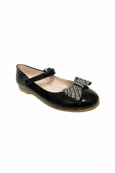  Лакированные кожаные балетки для девочек 