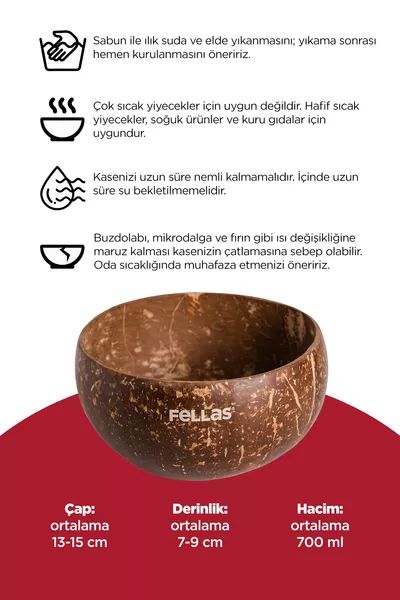 Jumbo Kokosnussschale