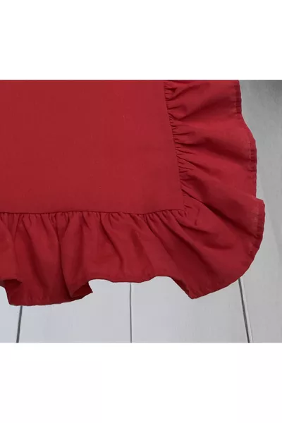 Бегунок из хлопкового полиэстера с рюшами  см