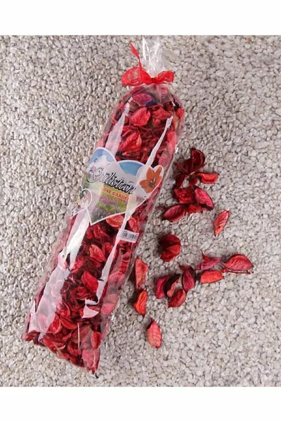 Суха розова листенца тъмно червено, използва се за декорация