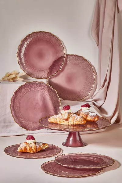 Gobelin 7-Piece Cake/Dessert Serving Plate Set