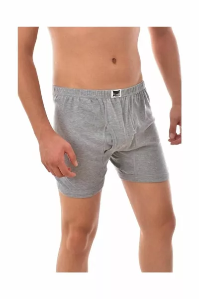 6er-Pack Herrenunterhosen aus Baumwolljersey mit Beinabschluss in Grau