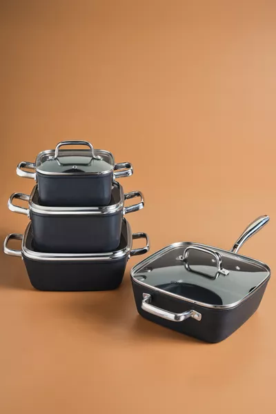 Biodiamond Quattro 8-teiliges Kochtopf-Set mit Induktionsboden