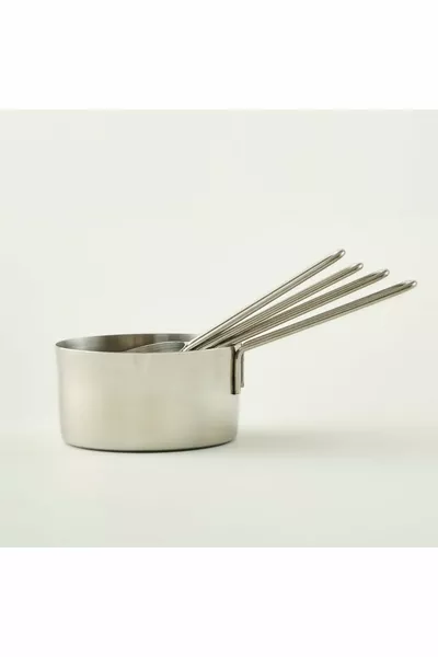 Vave Steel Measuring Cup Set White