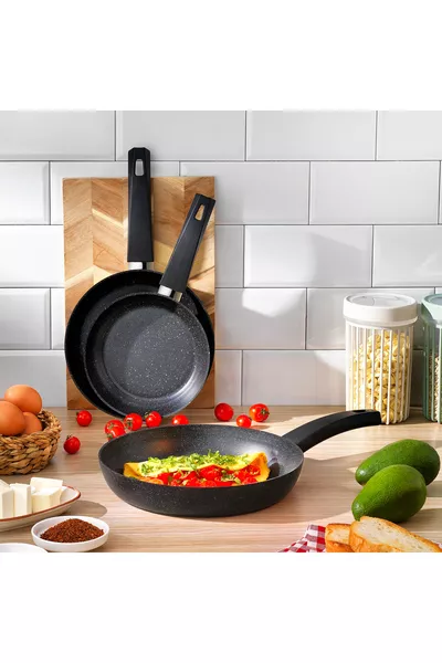 Комплект три тигана Black Stone 3 бр. См+ См+ См-Черен