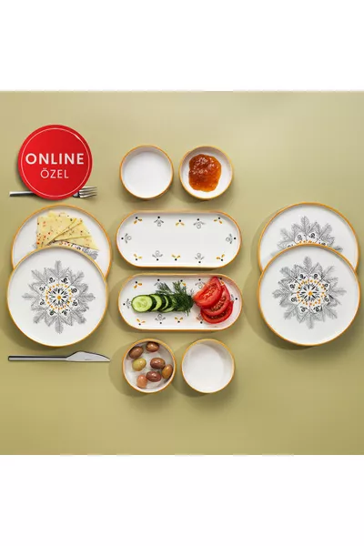 Sunny 4 Kişilik Kahvaltı Takımı  Parça-kahve