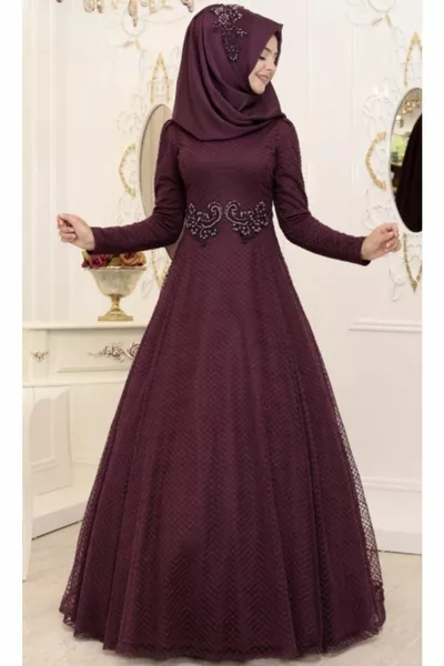 Şeyma Abendkleid Lila