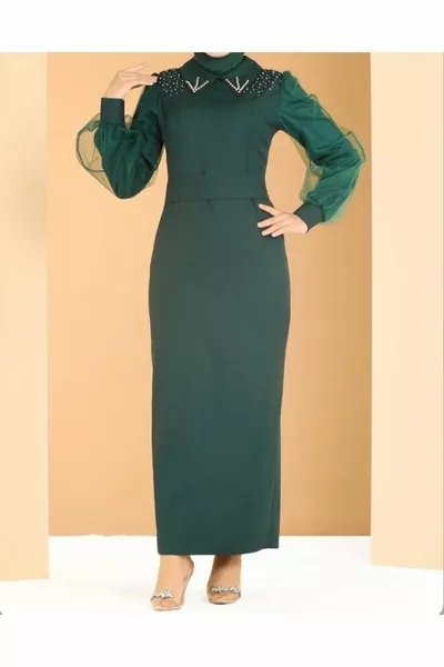 Kolu Tül Detaylı Abiye