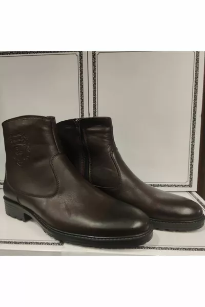 Leren winterbontlaarzen voor heren