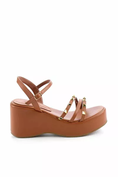 Tan sandalen voor dames 