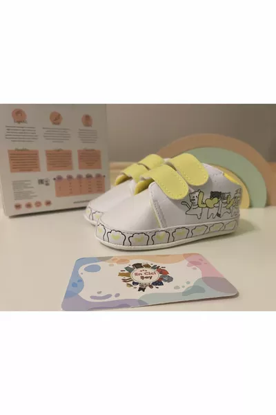 Sağlıklı, Esnek, Hafif Bantlı Bebek Ayakkabı