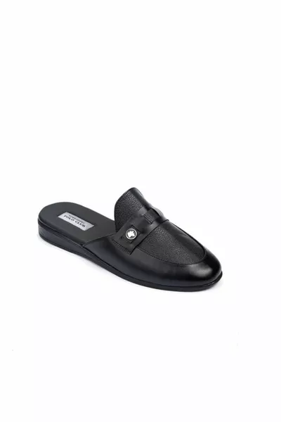 LEDER HERREN HAUSSCHUHE SCHWARZ BUNDLE