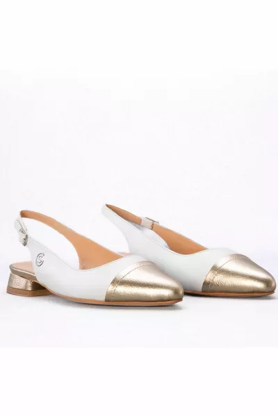 Ekaterina Damen Ballerinas aus echtem Leder 