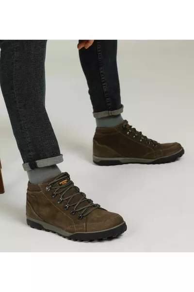 الرجال الأسفلت اللون جلد طبيعي المياه الإقامة الدانتيل متابعة الرحلات الأحذية 