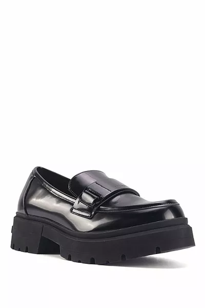  3PR Noir Mocassins Femme