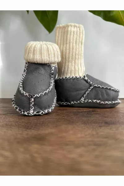 THE BAZAAR % Овечья кожа детские пинетки, маятники, первый шаг