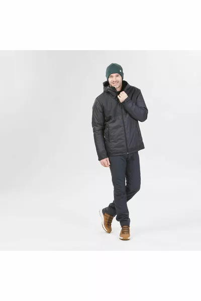 Мъжко водоустойчиво палто за сняг / зимно палто на открито - черно - °C