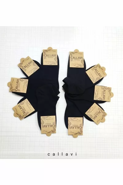 Siyah Patik Penye Pirinç Örgü çift