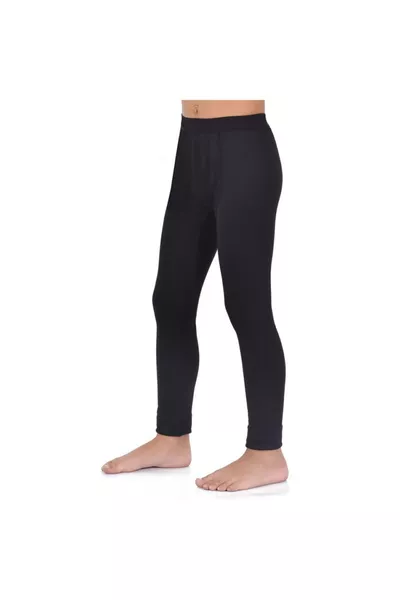 Boys' Black Thermal Leggings