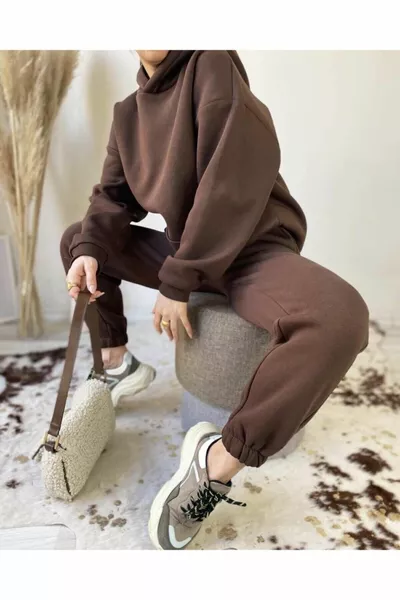 Унисекс спортивный костюм с капюшоном