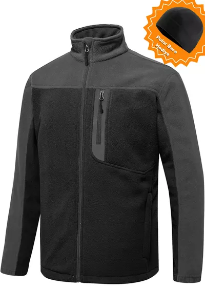 Ghassy Co. Men's Anti-Pilling Thermal Fleece Jacket with Full Zipper