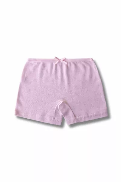 % Cotton Girls' Jacquard Air-Conditioned Boxer Panties 6-Piece Set