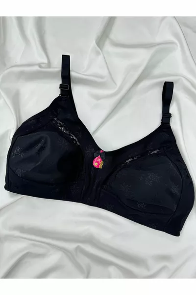 حمالة صدر من القماش القطني، حزام سفلي واسع، بحمالات قابلة للتعديل، مقاس كبير لتشكيل الجسم